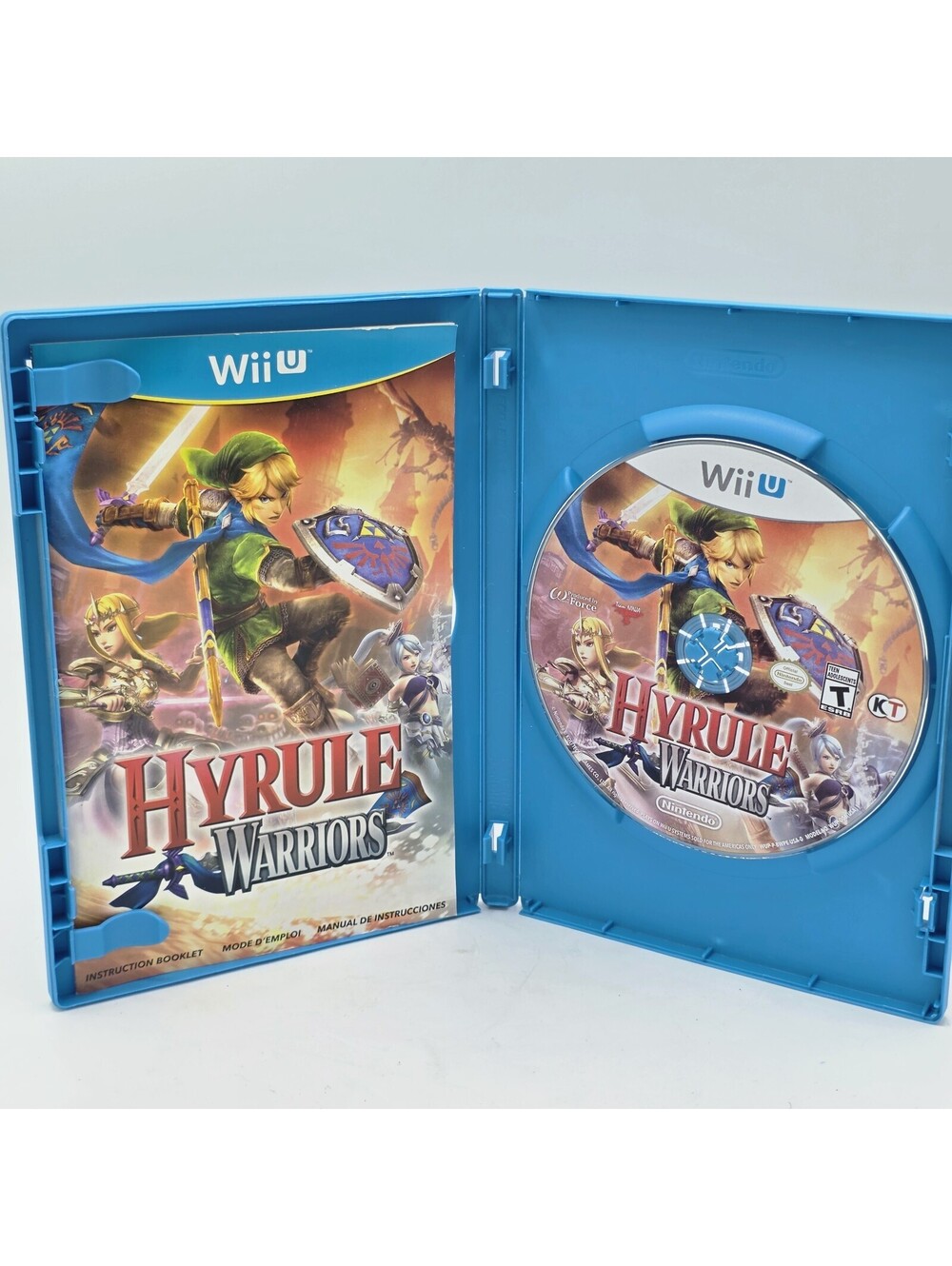Nintendo Wii U WiiU Game Hyrule Warriors Disc And Manual ONLY